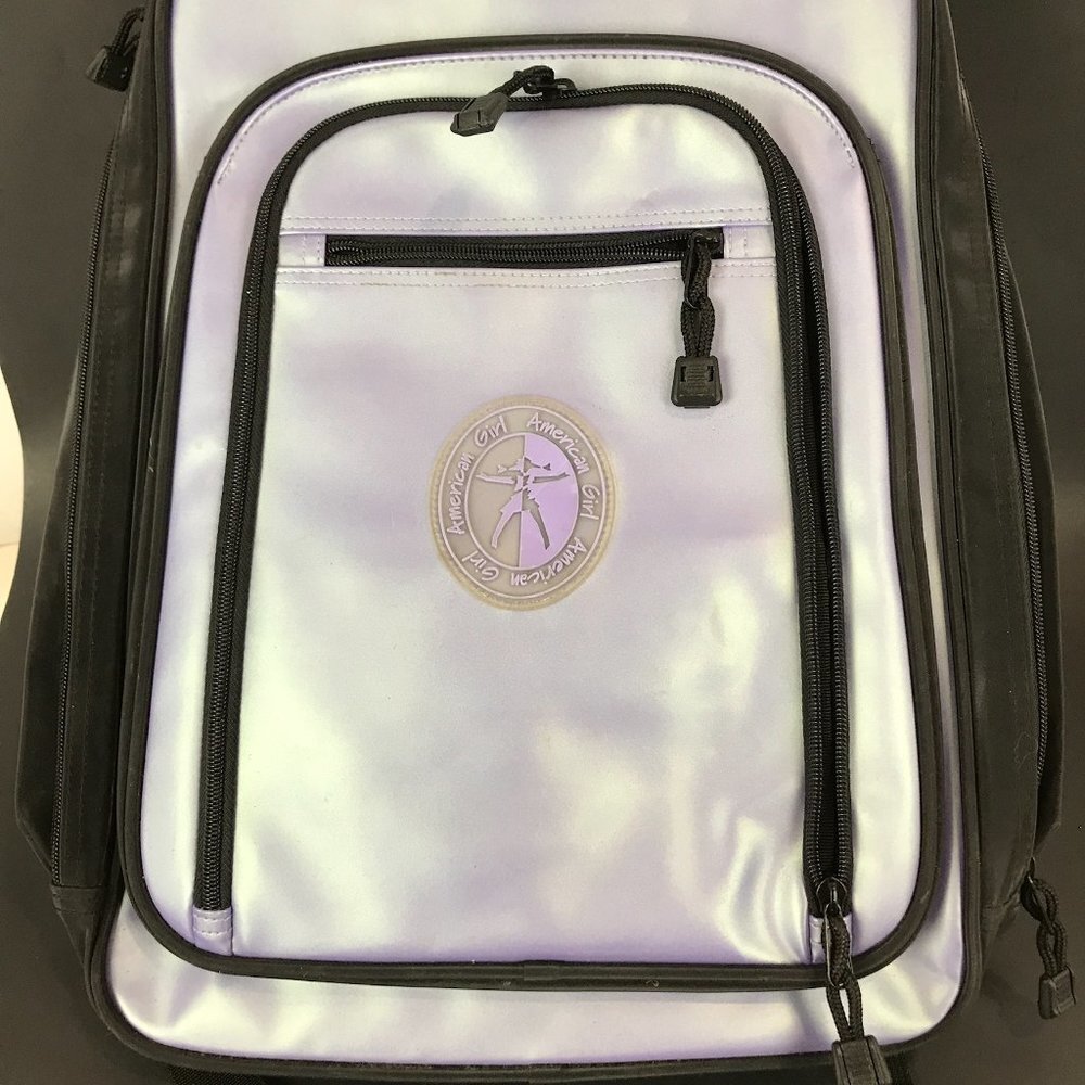 American Girl Lilac Vinyl Backpack